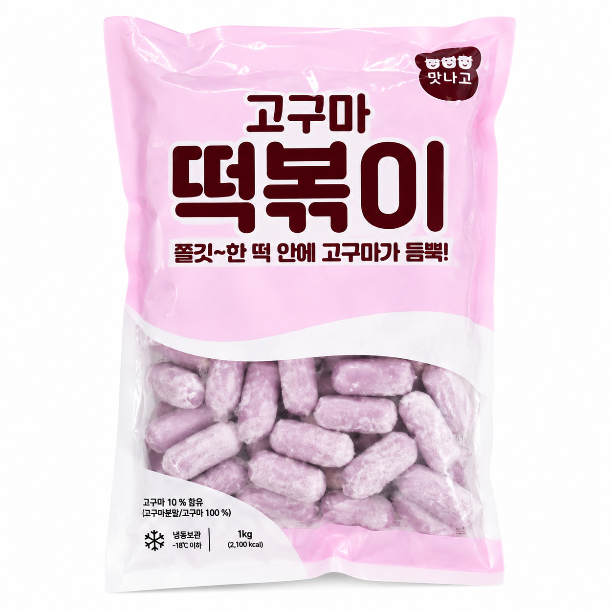 맛나고 우리쌀 고구마떡볶이 1kg 8개입