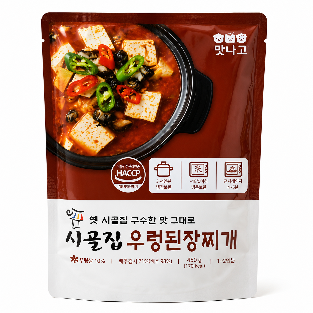 맛나고 시골집우렁된장찌개 450g 14개입