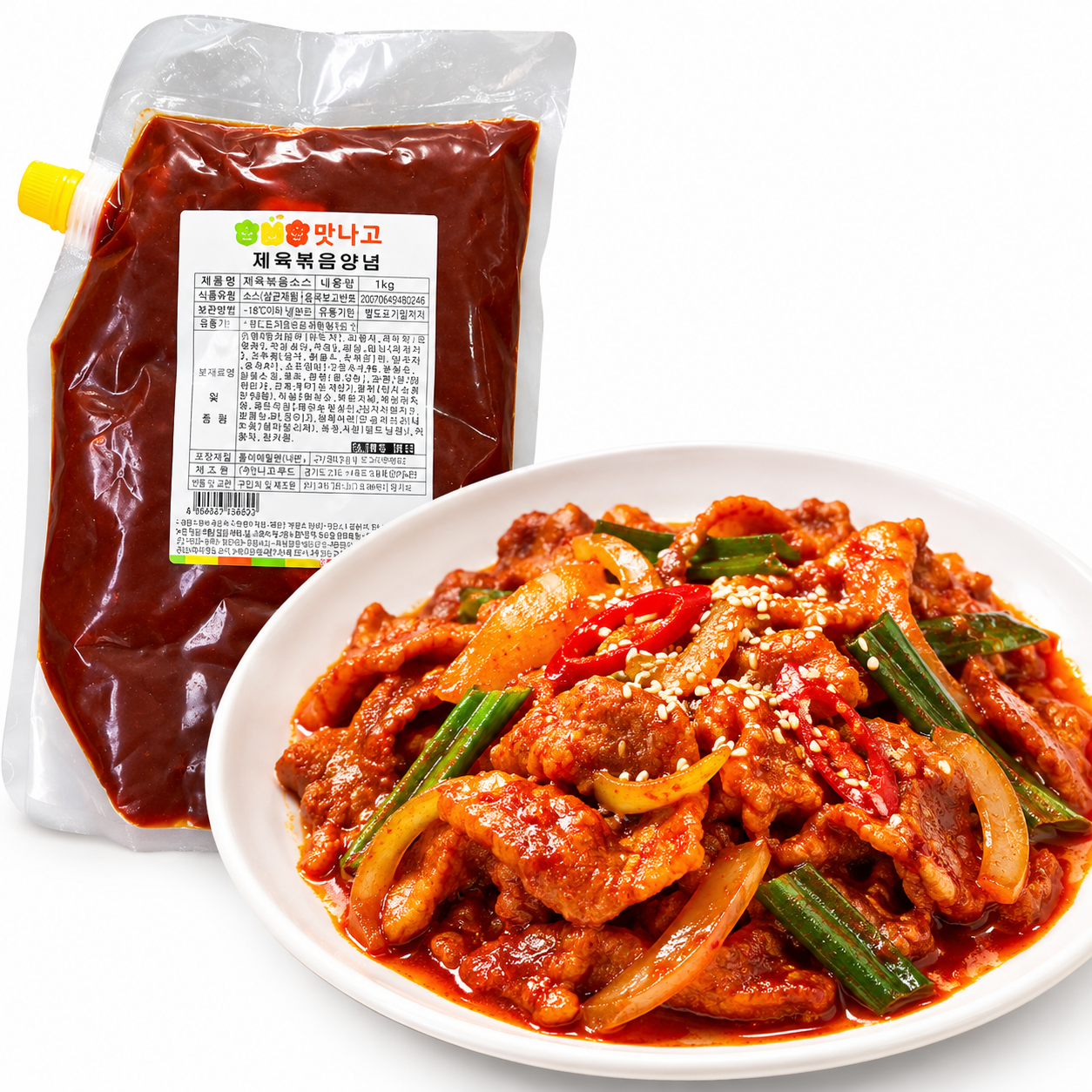 맛나고 제육볶음양념2kg 1박스