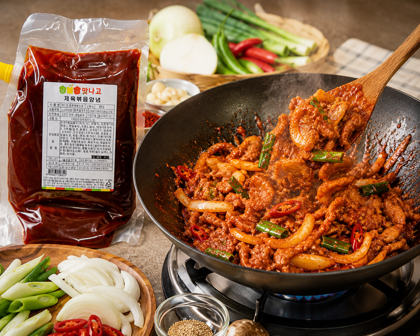 맛나고 제육볶음양념2kg 1박스
