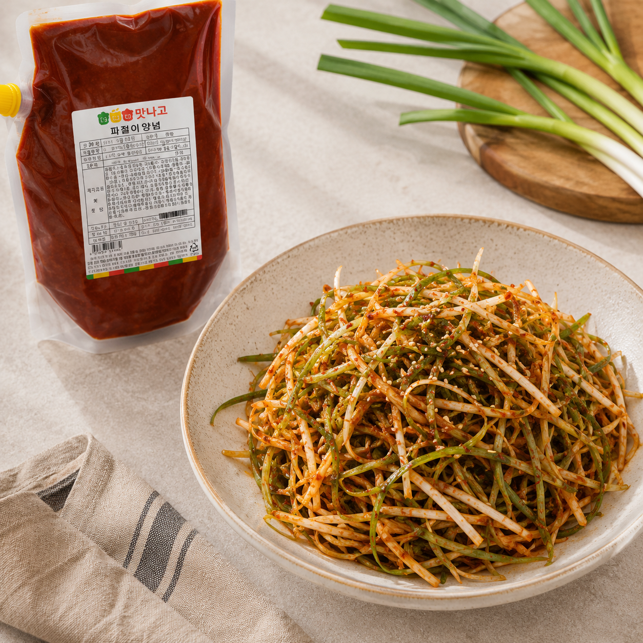 맛나고 파절이양념2kg 1박스
